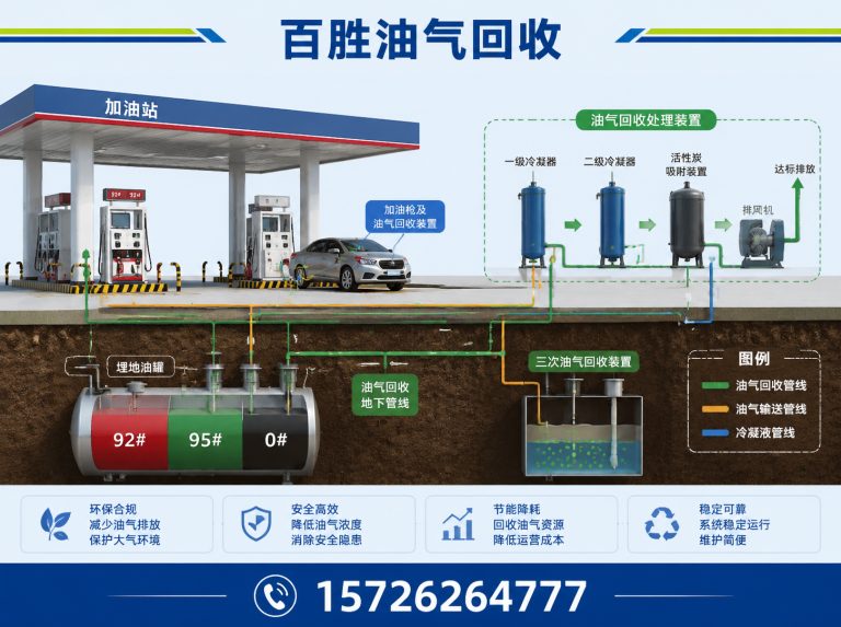 胶州市超低温冷凝式油气回收展示图